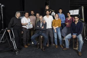 Marc Soler en el rodaje de “Veredicto”