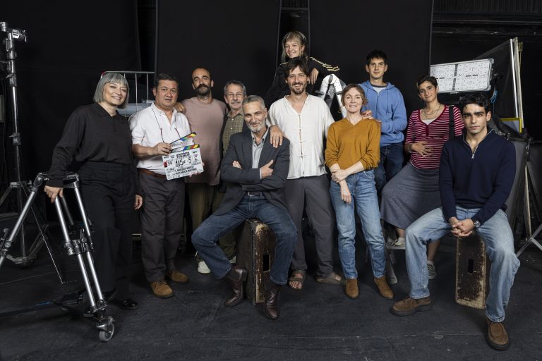 Marc Soler en el rodaje de “Veredicto”